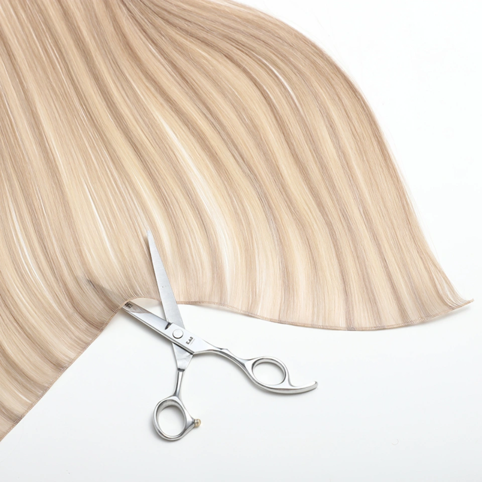 보이지 않는 씨실 헤어 익스텐션